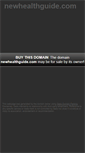 Mobile Screenshot of newhealthguide.com
